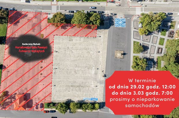 Na Prze Omie Lutego I Marca Nie Parkuj Na Placu D Ugosza W Raciborzu