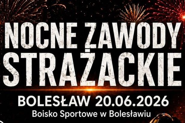Nocne Zawody Strażackie w Bolesławiu
