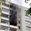 Pożar mieszkania na Katowickiej w Raciborzu