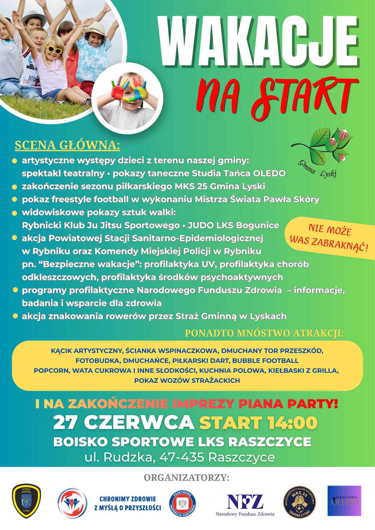 Wakacje na start!