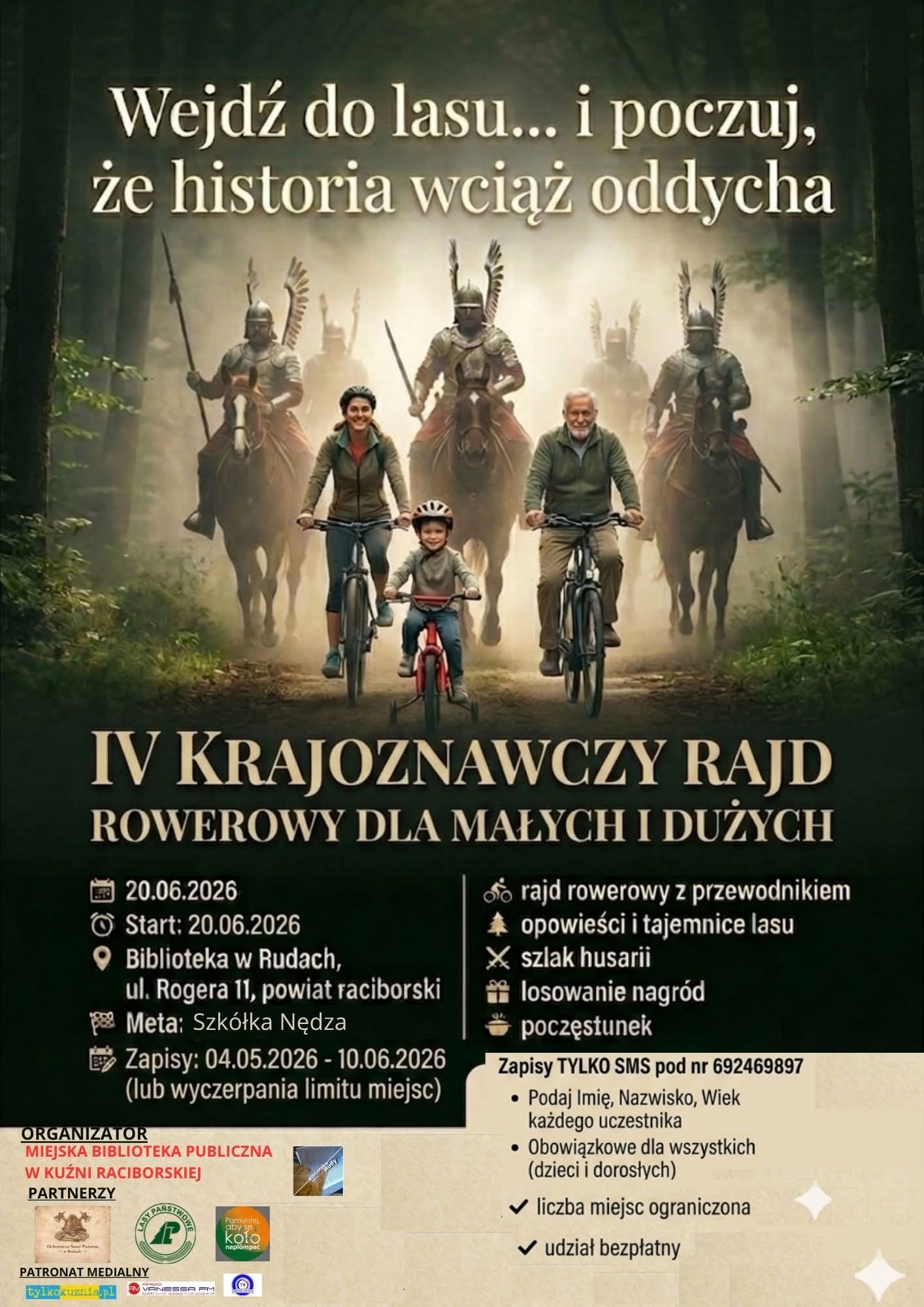 IV Krajoznawczy Rajd Rowerowy dla małych i dużych