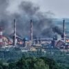 Kłęby dymu w Zdzieszowicach