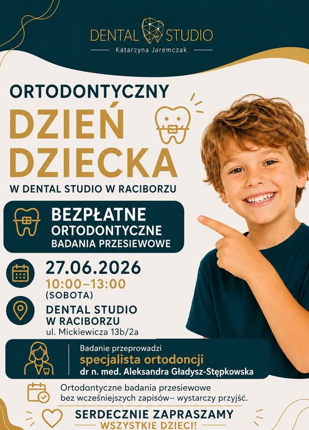 Bezpłatne badania zgryzu dla dzieci i młodzieży!
