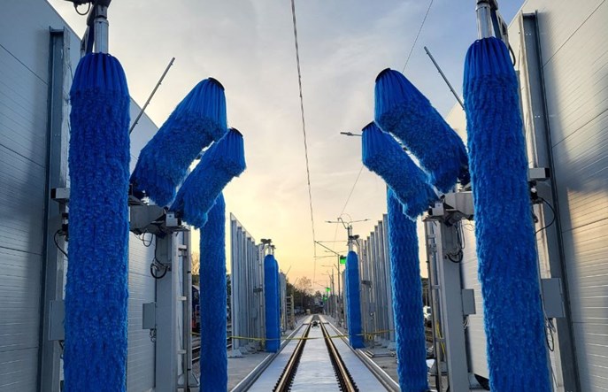 Myjnia pojazdów kolejowych