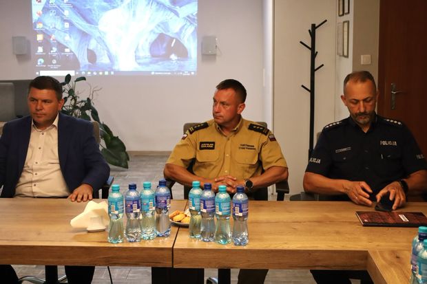Posiedzenie Powiatowego Zespołu Zarządzania Kryzysowego w Raciborzu
