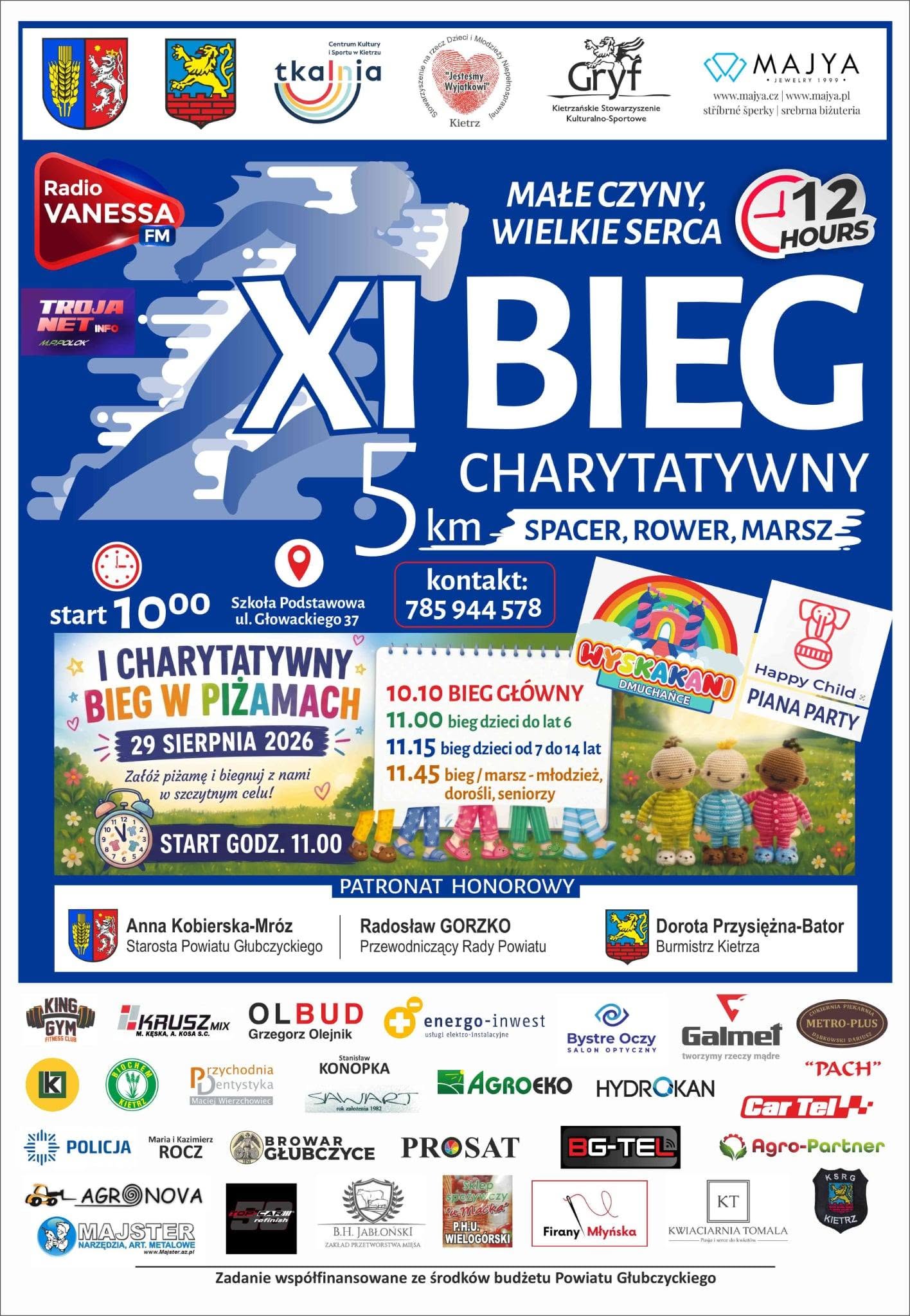 Charytatywny Bieg w Piżamach