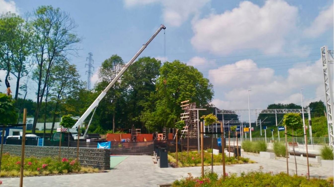 Trwa budowa Centrum Przesiadkowego w Rydułtowach