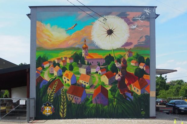 „Historia kołem zamknięta” – Księże Pole ma swój mural