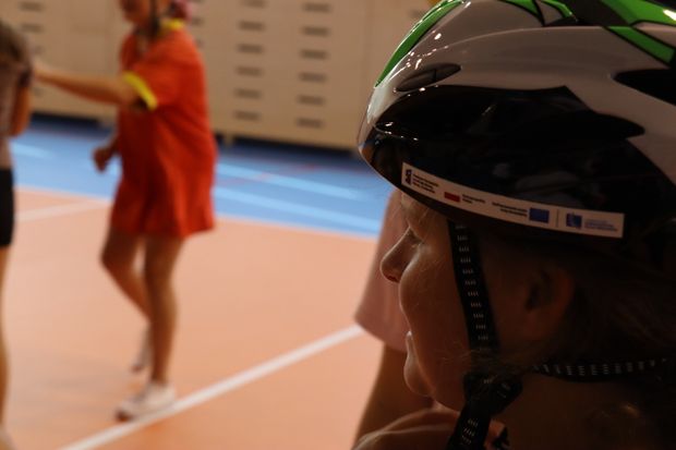 Kaski dla młodych rowerzystów w Kietrzu