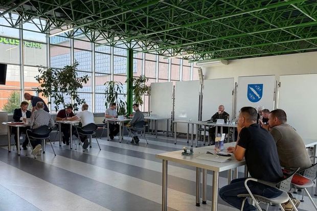 Trening akcji kurierskiej w Urzędzie Miasta Rybnik